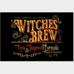Halloween Witches Brew Posters and Art